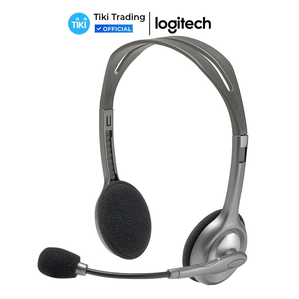 Tai Nghe Chụp Tai Logitech H110 - Hàng Chính Hãng