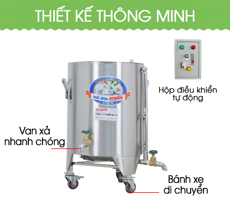 Nồi Nấu Cháo Công Nghiệp 80L