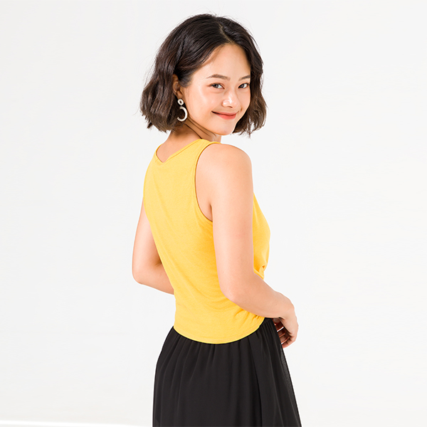 Áo croptop sát nách Lamer V61R20H035-S2700