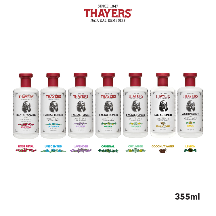 Nước hoa hồng không cồn THAYERS - Hương hoa hồng 355ml