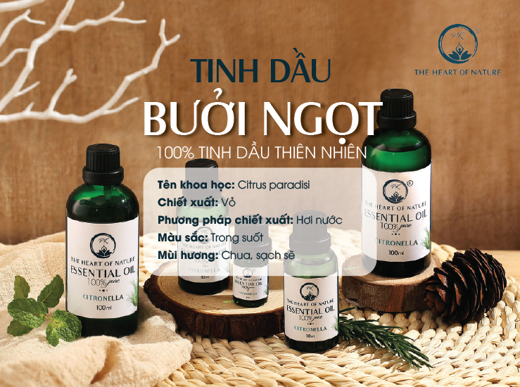 Tinh dầu cao cấp Bưởi Úc PK 100ml