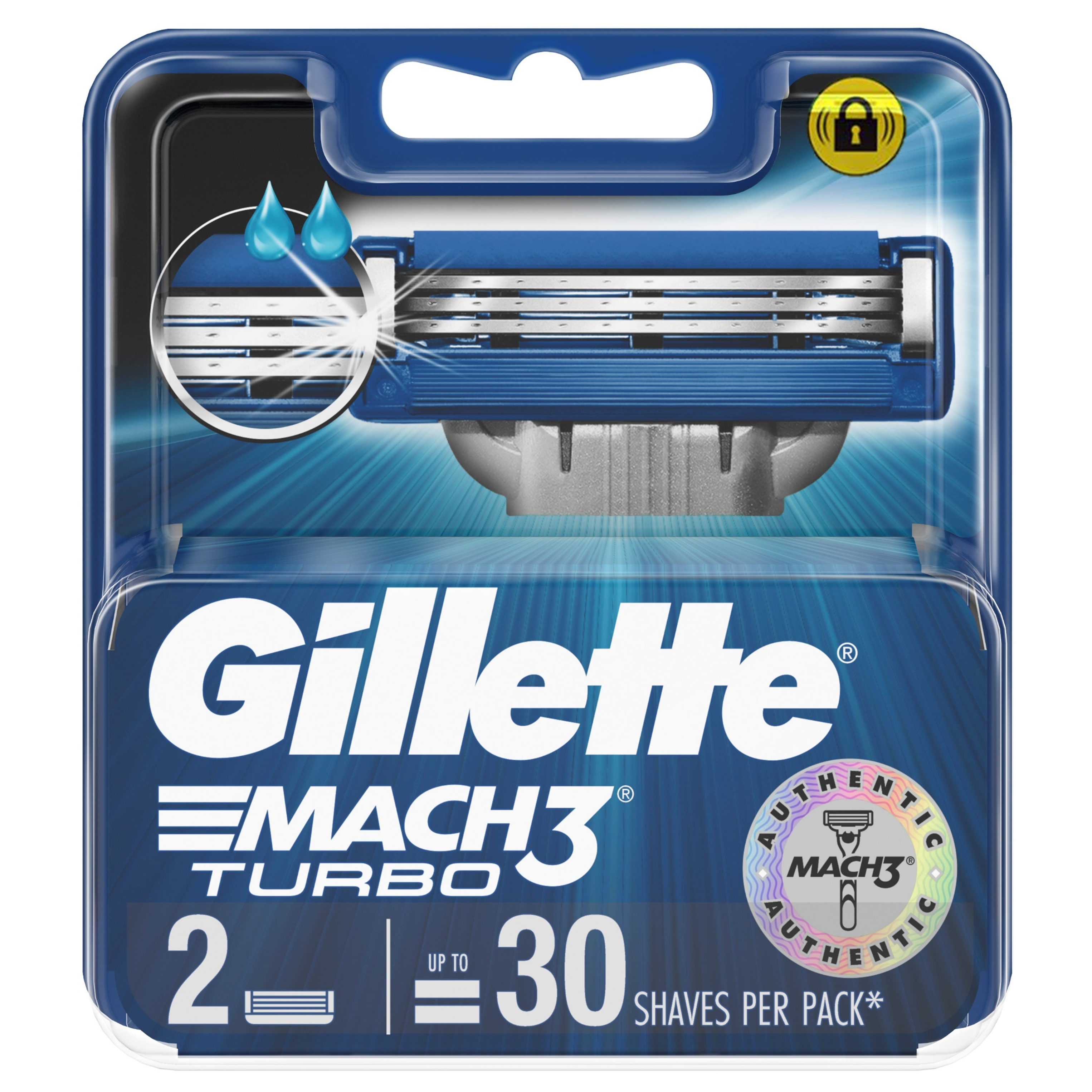 Lưỡi Dao Cạo Râu GILLETTE Mach 3 Turbo Bộ 2 Cái