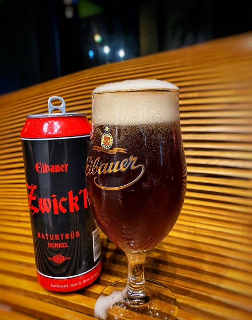 Thùng Quà 12 Lon Bia Thầy Tu EIBAUER ZWICK'L NATURTRÜB DUNKEL  6.7% - Hương Vị Độc Tôn Caramel Rang Cháy - Bia Đức Nhập Khẩu Chính Hãng