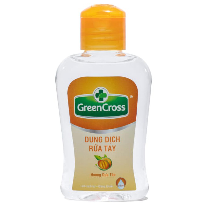 Nước Rửa Tay Green Cross Hương Dưa Táo (100ml)