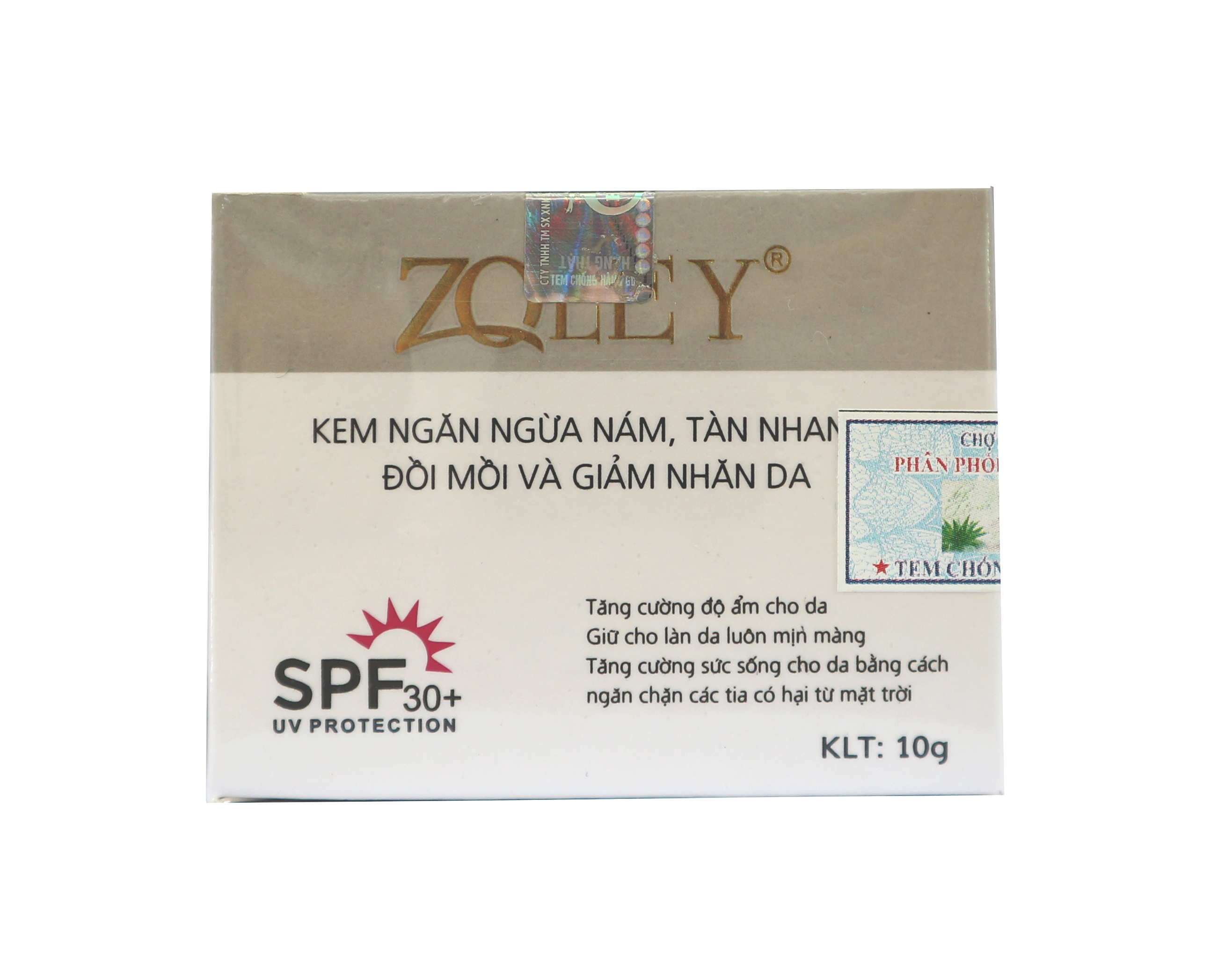 Kem Hỗ Trợ Trị Nám, Đồi Mồi, Giảm Nhăn ZOLEY 10g