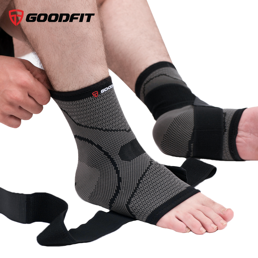 Băng bảo vệ cổ chân thể thao đàn hồi GoodFit GF614A