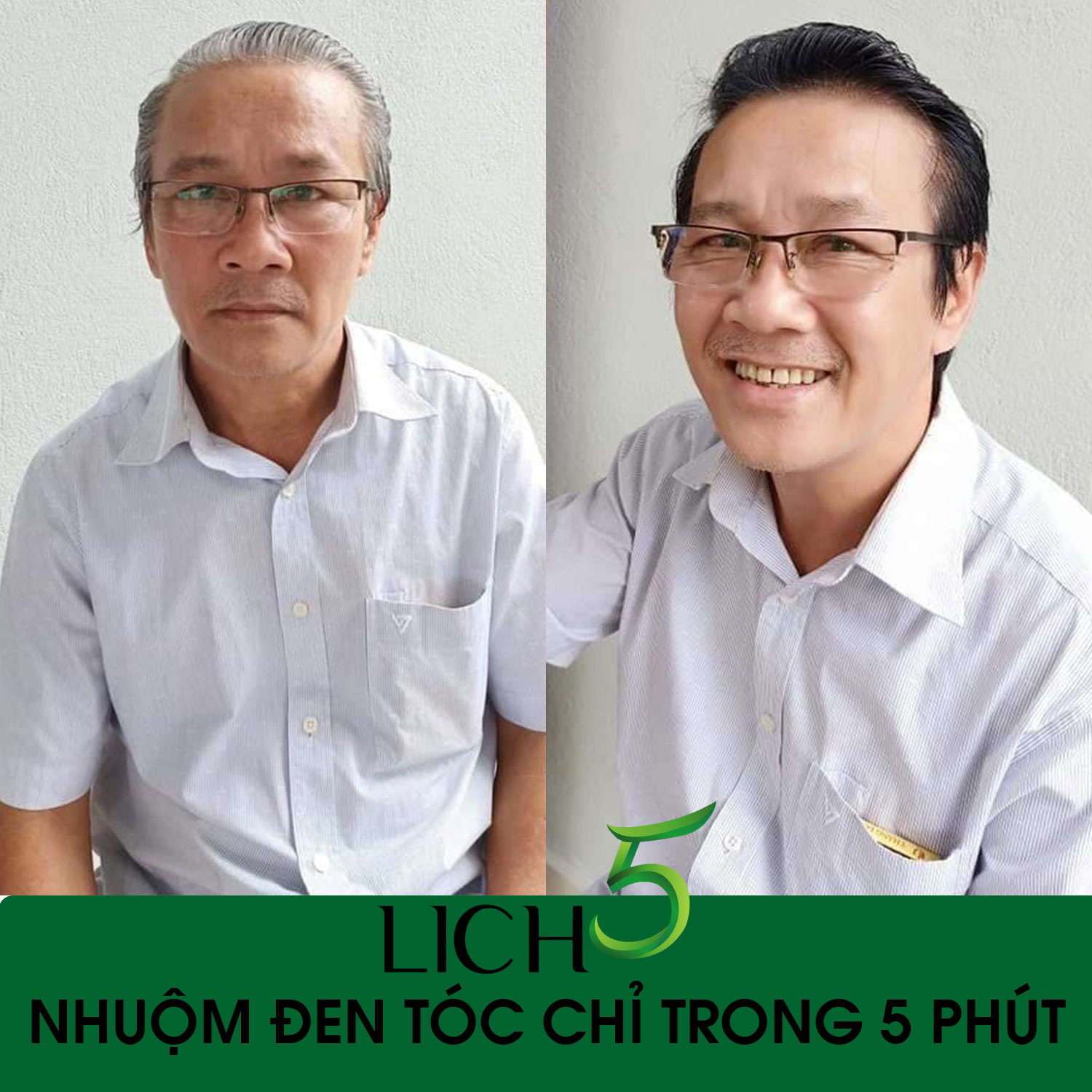 Dầu Gội Đen Tóc Thảo Dược LICH 5