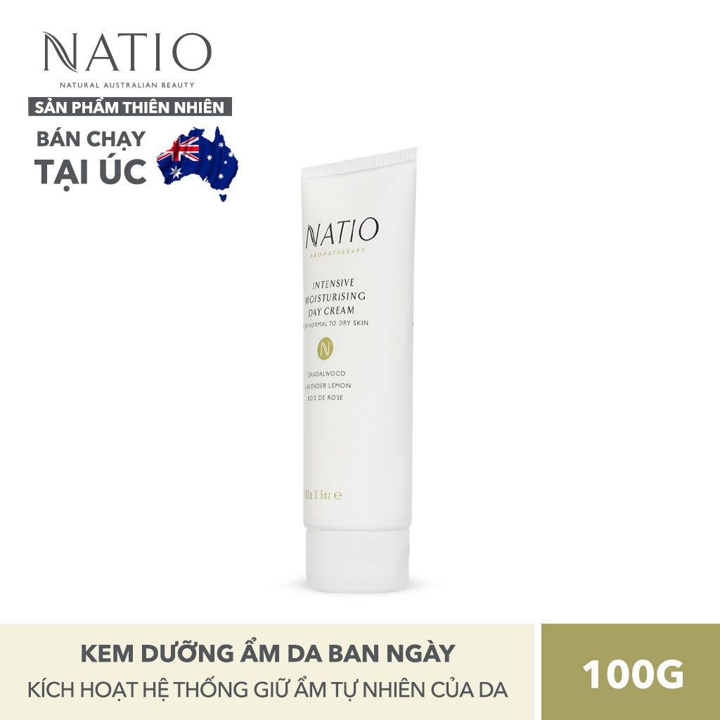 Kem Dưỡng Ẩm Da Ban Ngày Natio Aromatherapy Intensive Moisturising Day Cream 100g
