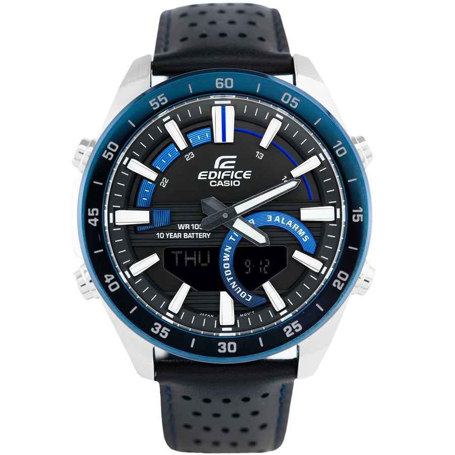 Đồng hồ nam dây da Casio Edifice chính hãng ERA-120BL-2AVDF