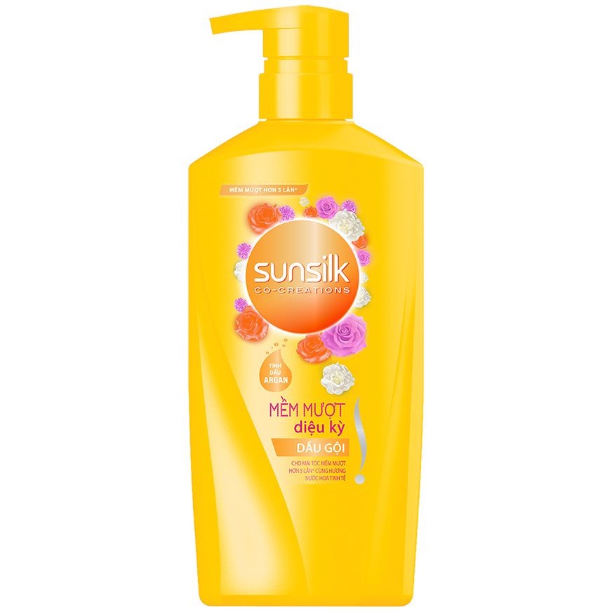 Dầu Gội 650Gr Sunsilk Mềm Mượt Diệu Kỳ Dành Cho Tóc Khô Xơ Tinh Dầu Argan Hiện Đại Giúp Tóc Ngát Hương &amp; Mềm Mượt Gấp 5 Lần