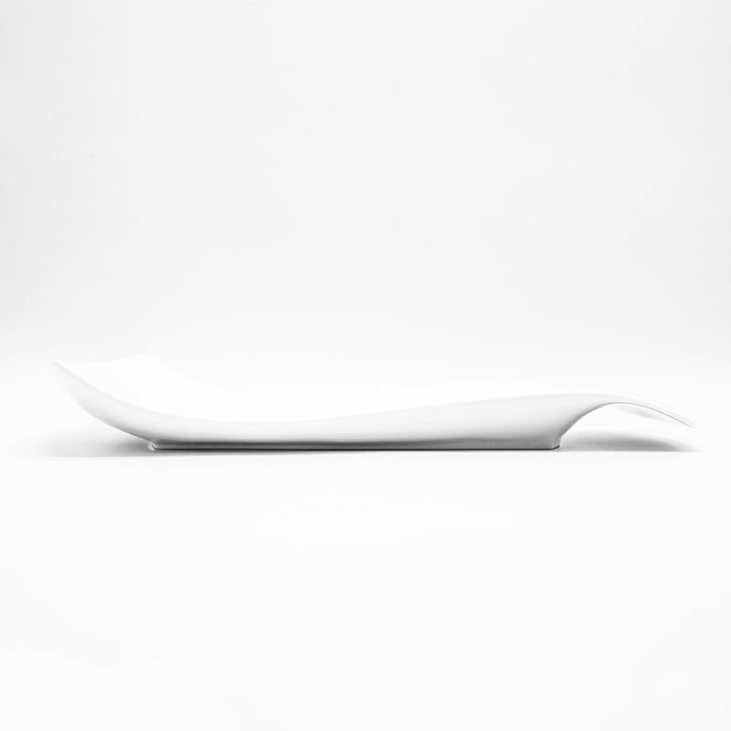 DĨA SỨ HÌNH GỢN SÓNG Q'TESSENCE 38CM