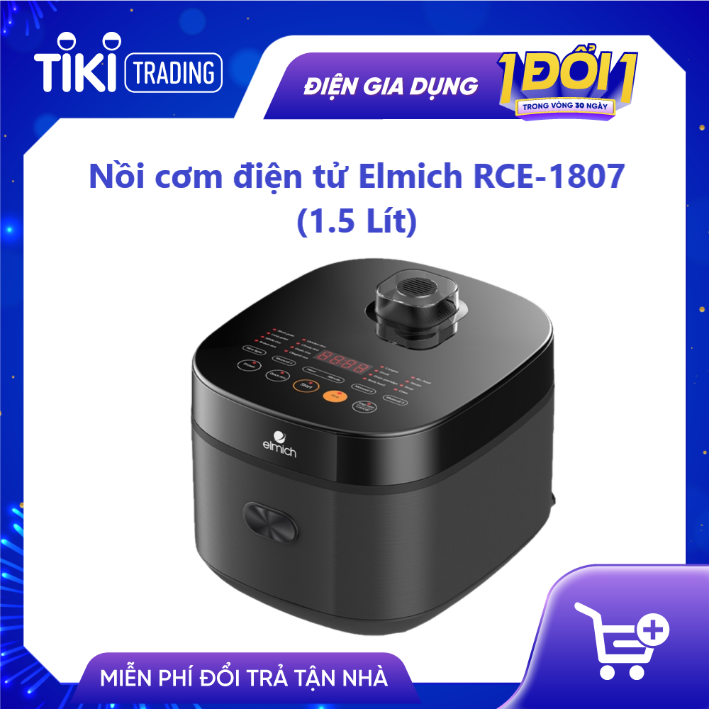 Nồi cơm điện tử Elmich RCE-1807 - Hàng chính hãng