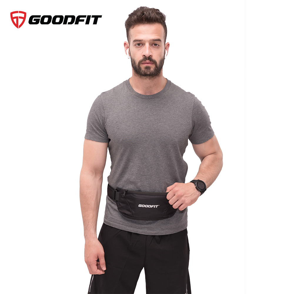 Túi đeo bụng chạy bộ chống nước, đai đeo điện thoại chạy bộ GoodFit nhiều ngăn, thoáng khí Goodfit GF103RB