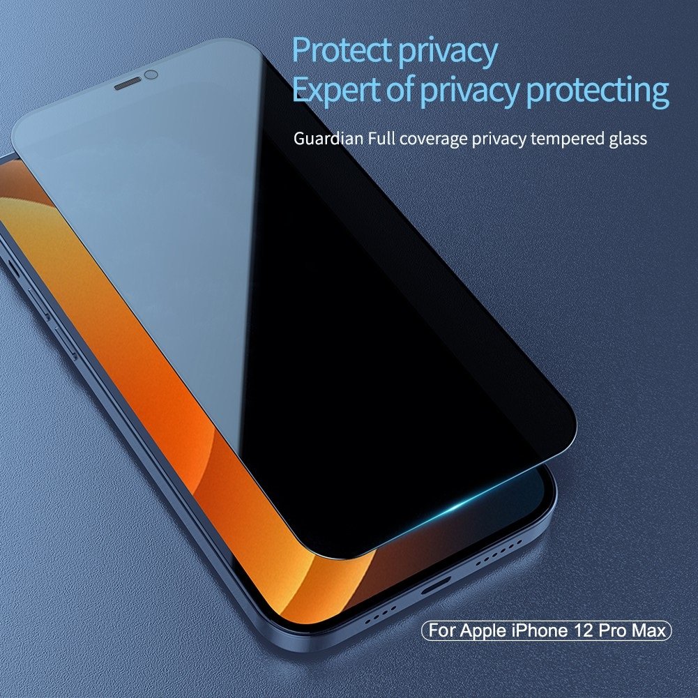 Kính cường lực chống nhìn trộm Nillkin Amazing Guardian dùng cho máy Iphone 12/12 Pro - 12 Pro Max - Hàng chính Hãng.
