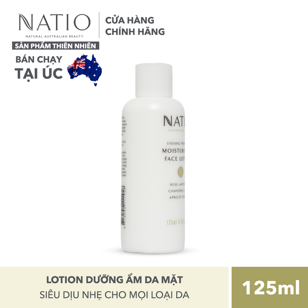 Lotion Dưỡng Ẩm Da Mặt Natio Aromatherapy Evening Primrose Moisturising Face Lotion 125ml