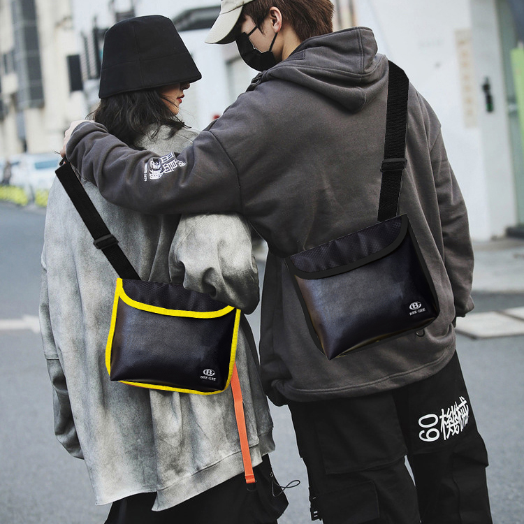 Túi đeo chéo da nam nữ unisex chống thấm nước thời trang Hàn quốc BEE GEE 092 dày chống shock đựng ipad hay điện thoại