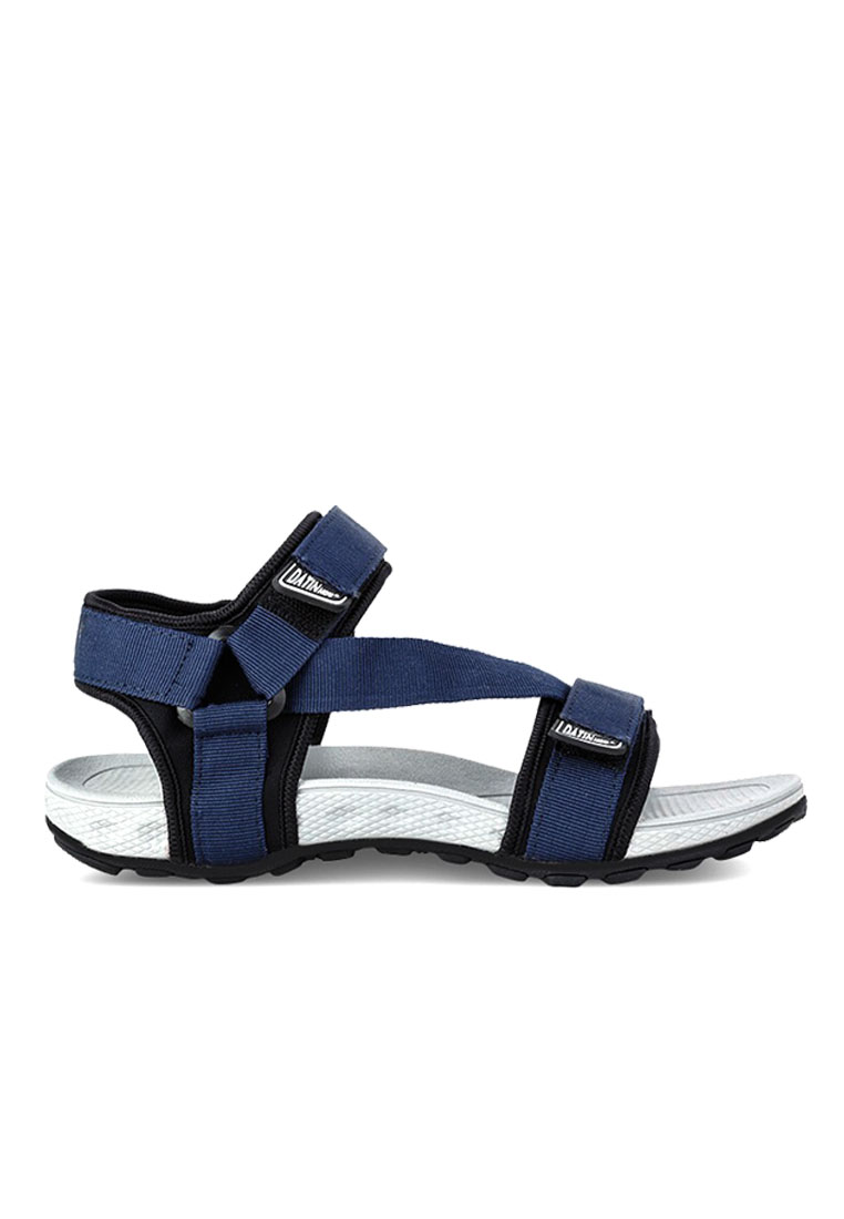 Giày Sandals Nam Quai Ngang DATINOS (Đen Xanh Rêu Xám) - SDDN103