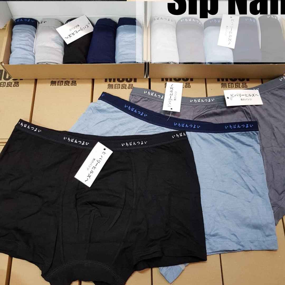 Bộ 4 Quần Boxer Nam Chất Lụa