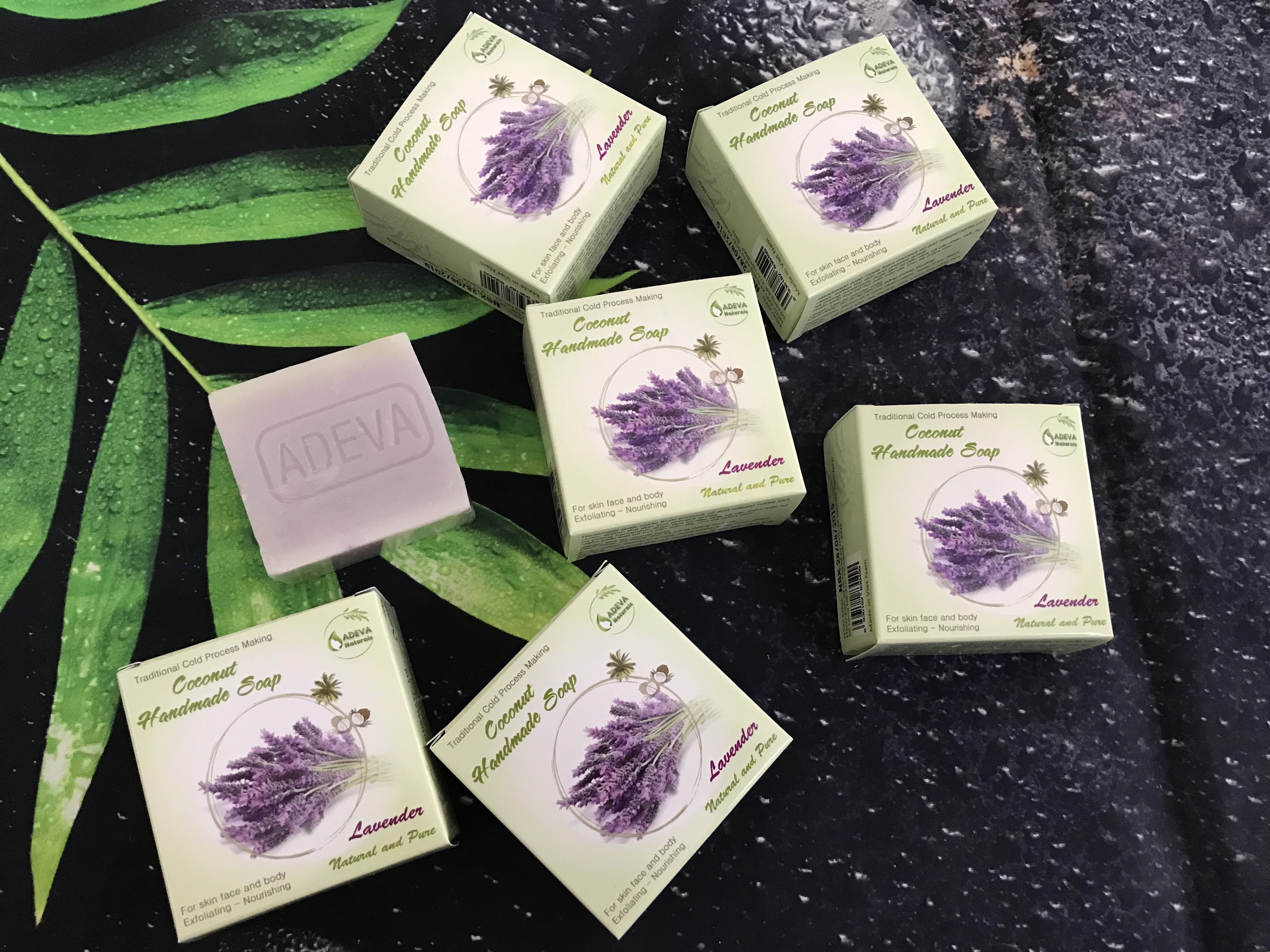 Xà phòng handmade Oải hương - Set 6 soap - Adeva Naturals