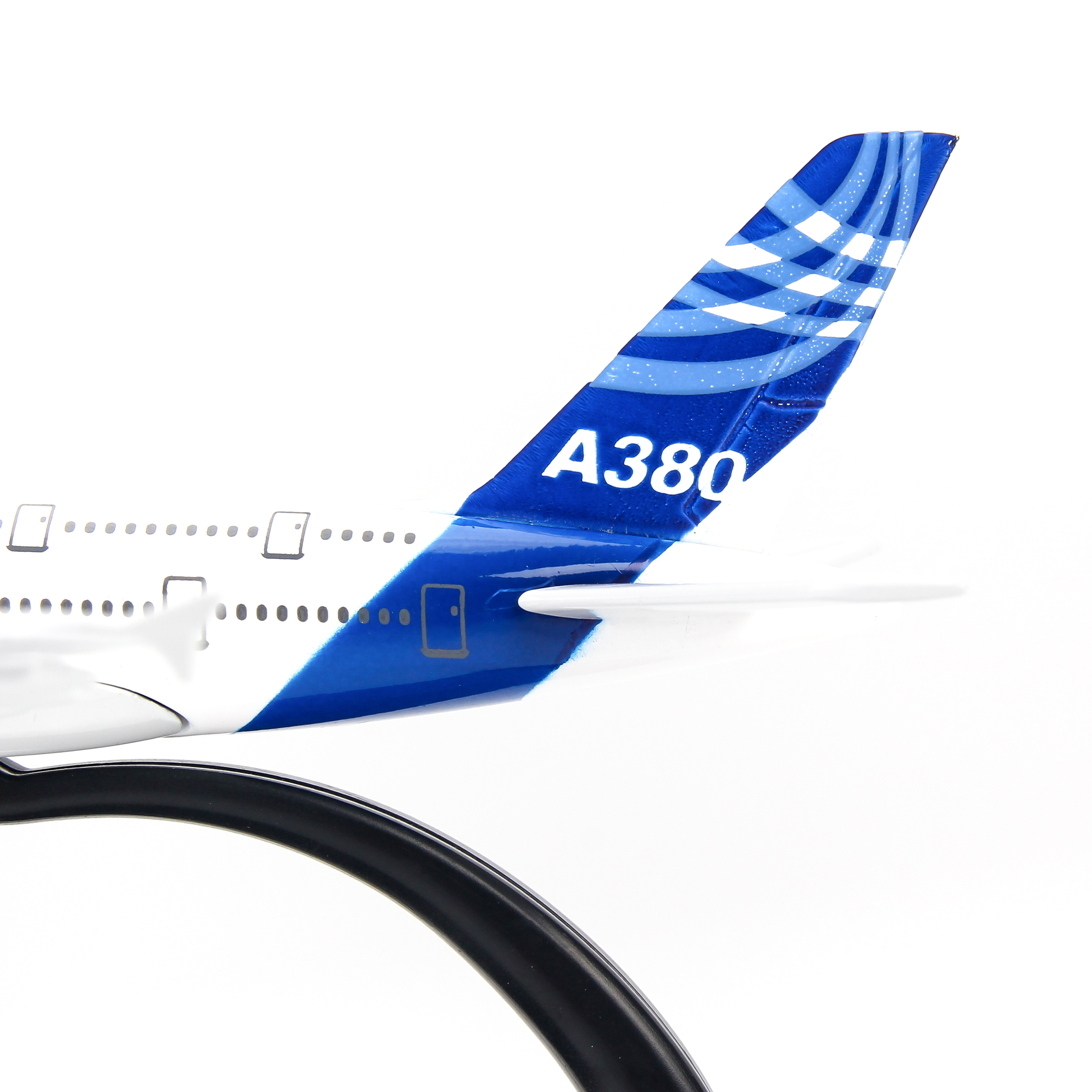 Mô Hình Máy Bay Trưng Bày Airbus A380 Everfly AB20 (20cm)