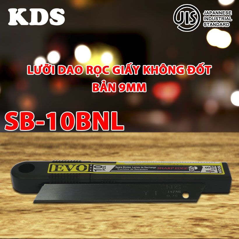 LƯỠI DAO KHÔNG ĐỐT 9mm KDS SB-10BNL