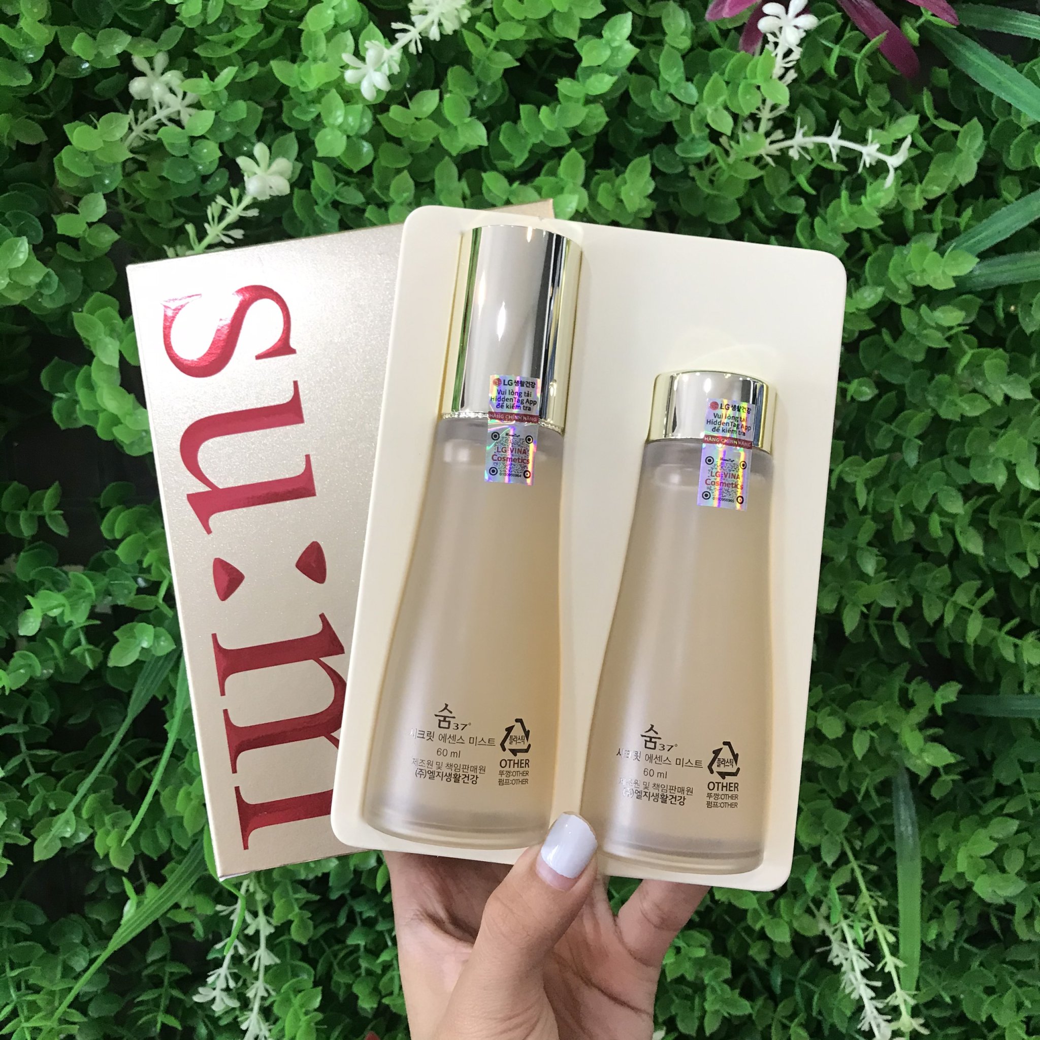 xịt khoáng Sum Secret Mist 60+60ml