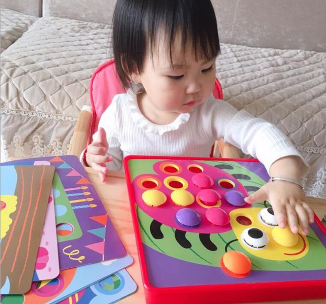 Đồ chơi kỹ năng - Bộ Nút cài Button Idea rèn kỹ năng cho bé từ 12m+