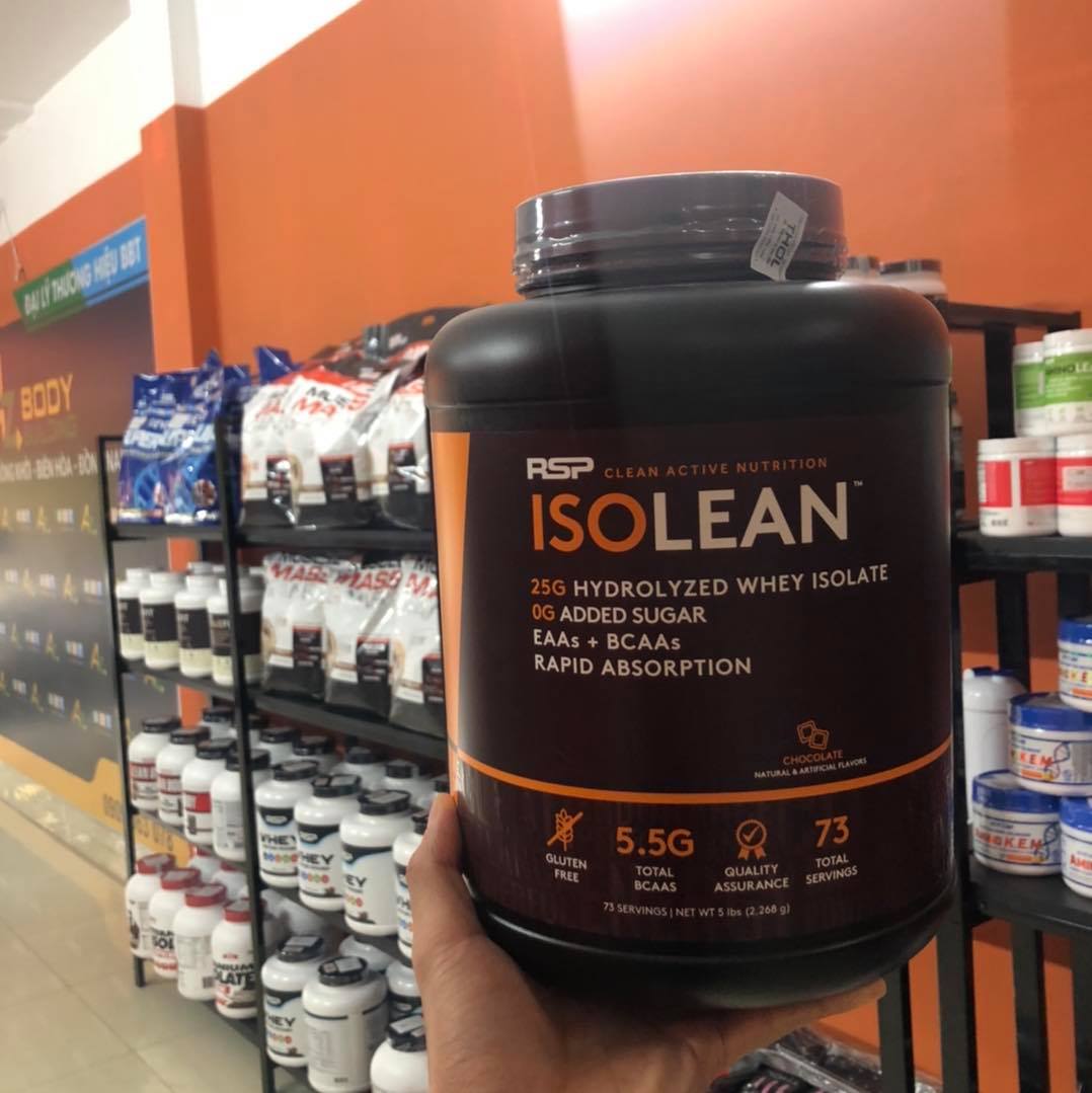 Nguồn cung cấp whey protein ISOLEAN Hydrolyzed Whey Protein Isolate - Hấp thu siêu nhanh, phục hồi cơ bắp (hộp) - 73 liều dùng