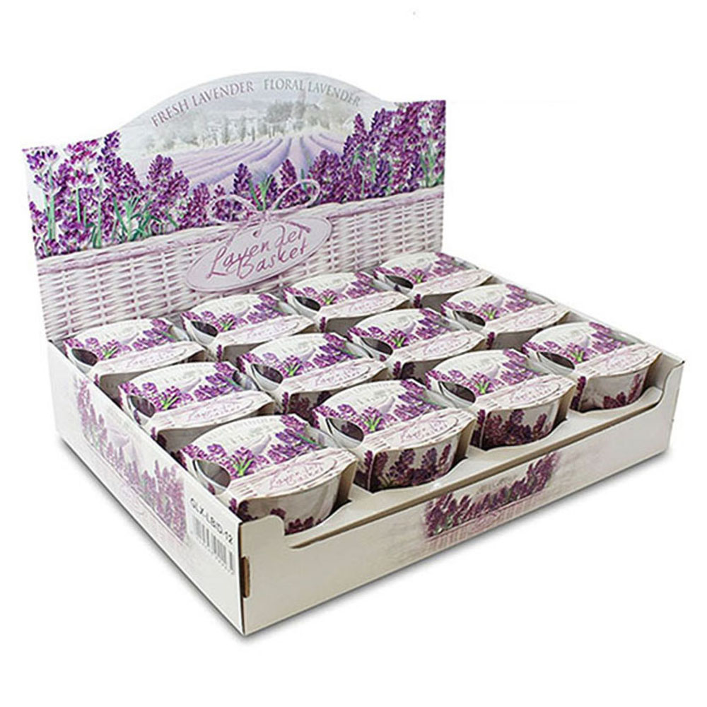 Ly nến thơm tinh dầu Bartek Lavender Basket 115g QT024459 - hoa oải hương (giao mẫu ngẫu nhiên)