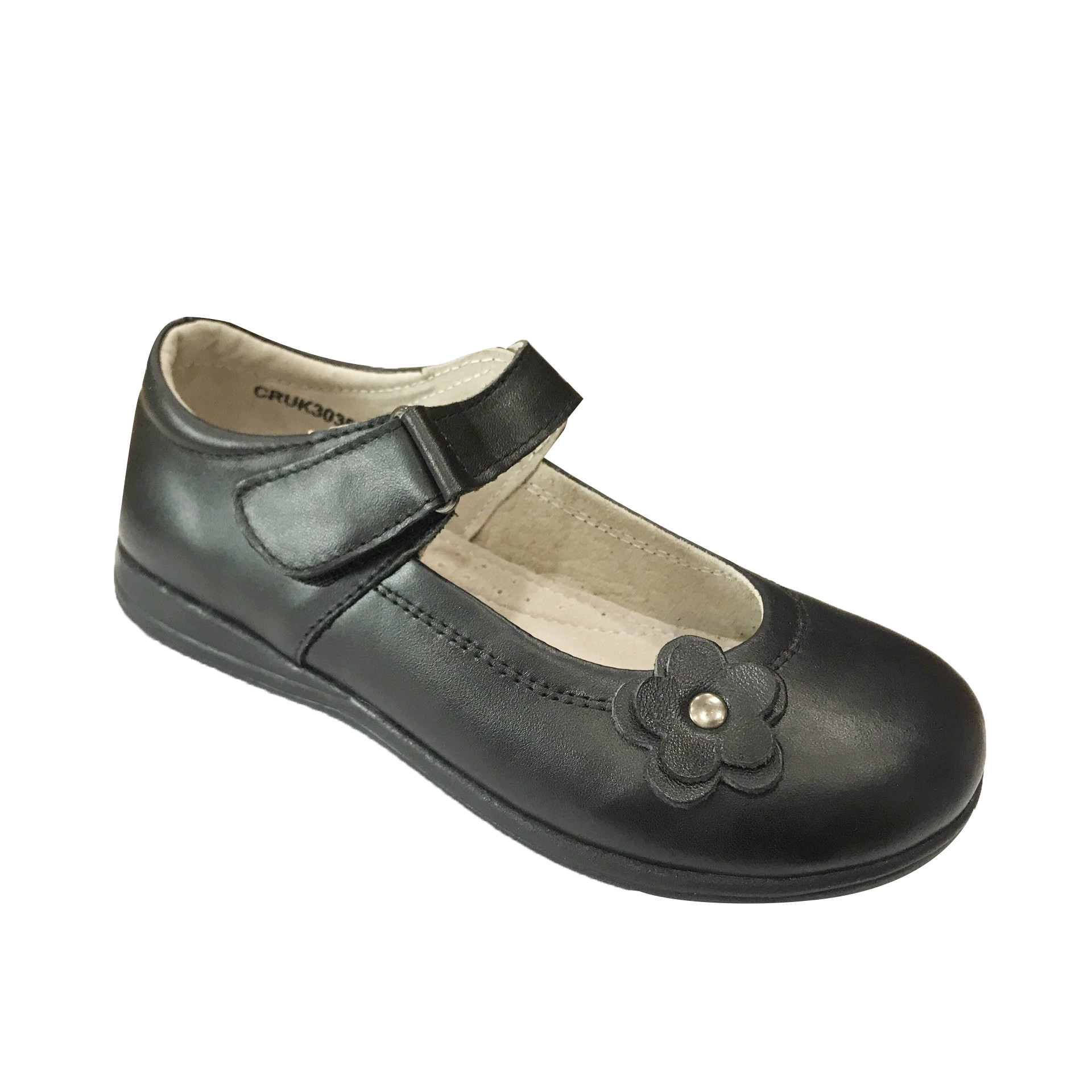 Giày Búp Bê Đi Học Bé Gái Crown Space UK School Shoes CRUK3039 Cao Cấp Nhẹ Êm Thoáng Mát Size 28-36/4-14 Tuổi