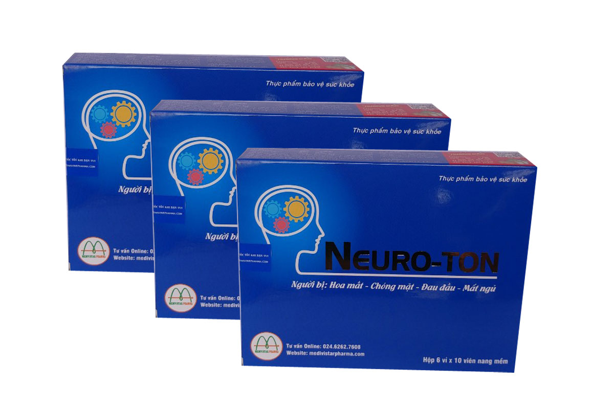 Combo 4 Hộp Bổ Não NEUROTON Dành Cho Người Già Hỗ Trợ Cải Thiện Mất Ngủ, Suy Giảm Trí Nhớ, Tăng Cường Tuần Hoàn Máu 60 Viên/Hộp