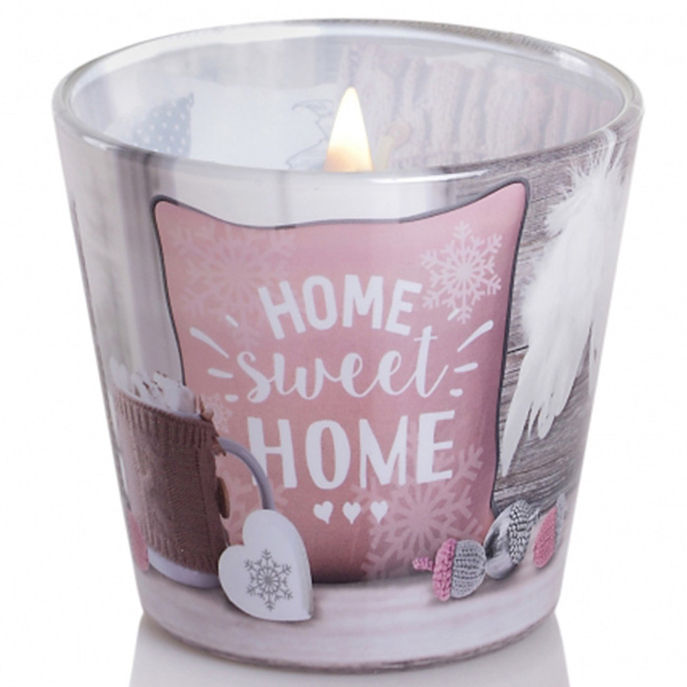 Ly nến thơm tinh dầu Bartek Home Sweet Home 115g QT06457 - hương thông, len