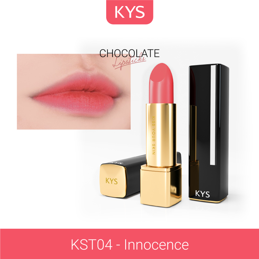 Son Chocolate Matte Lipstick KYS – INNOCENCE HỒNG CAM