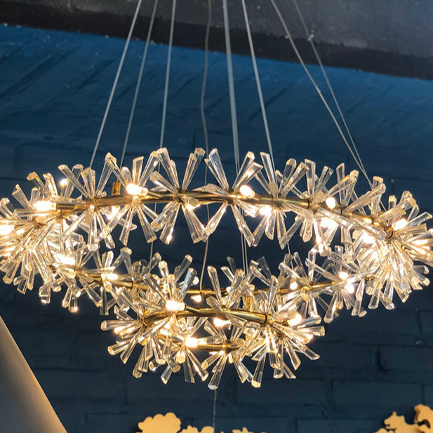 Đèn thả pha lê LADY080-600+800