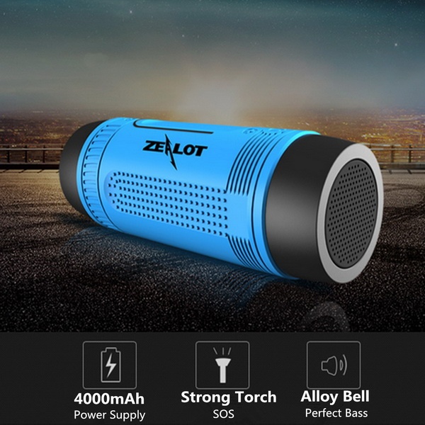 Loa Bluetooth Kiêm Pin Sạc Dự Phòng Zealot S1 – Hàng Nhập Khẩu