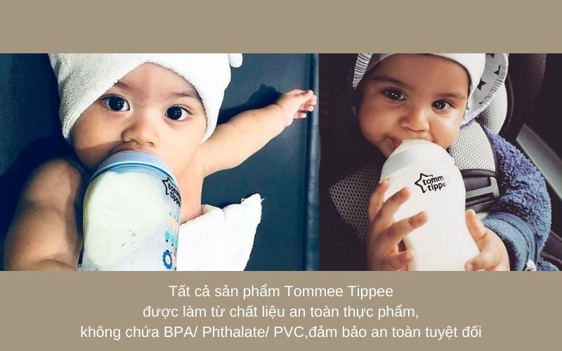 Bình sữa Tommee Tippee Closer to Nature PP 340ml (bình đơn) - Xanh Dương