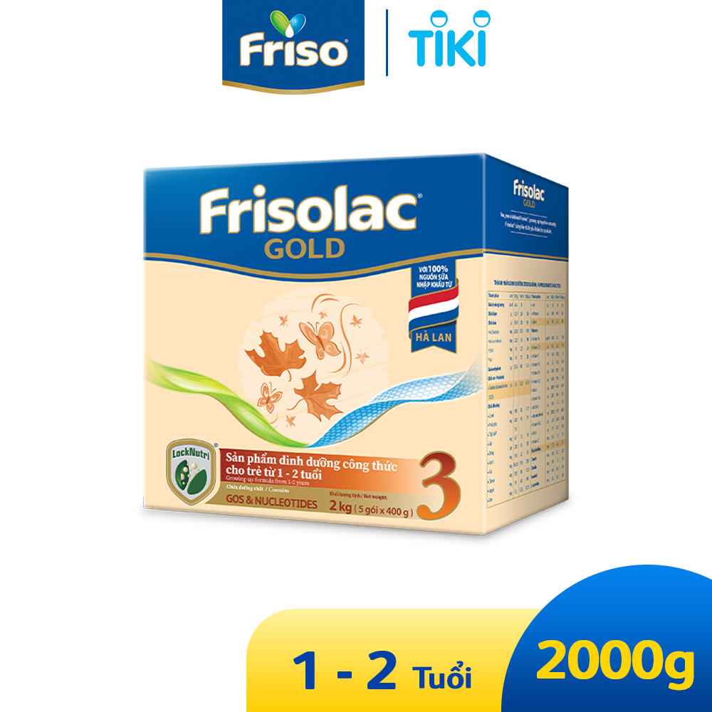 Hộp giấy 2 Kg Frisolac Gold 3