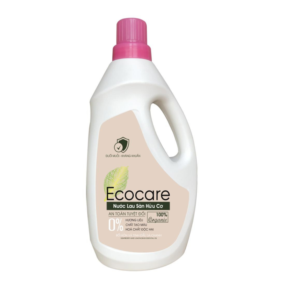 Nước lau sàn hữu cơ đuổi muỗi hương Sả Chanh 1000ml thương hiệu Ecocare