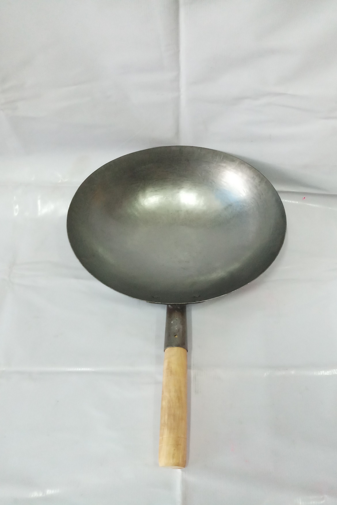 CHẢO THÉP 1 TAY CẦM CÁN GỖ CHIÊN CƠM,HỦ TIẾU XÀO,MÌ XÀO GIÒN