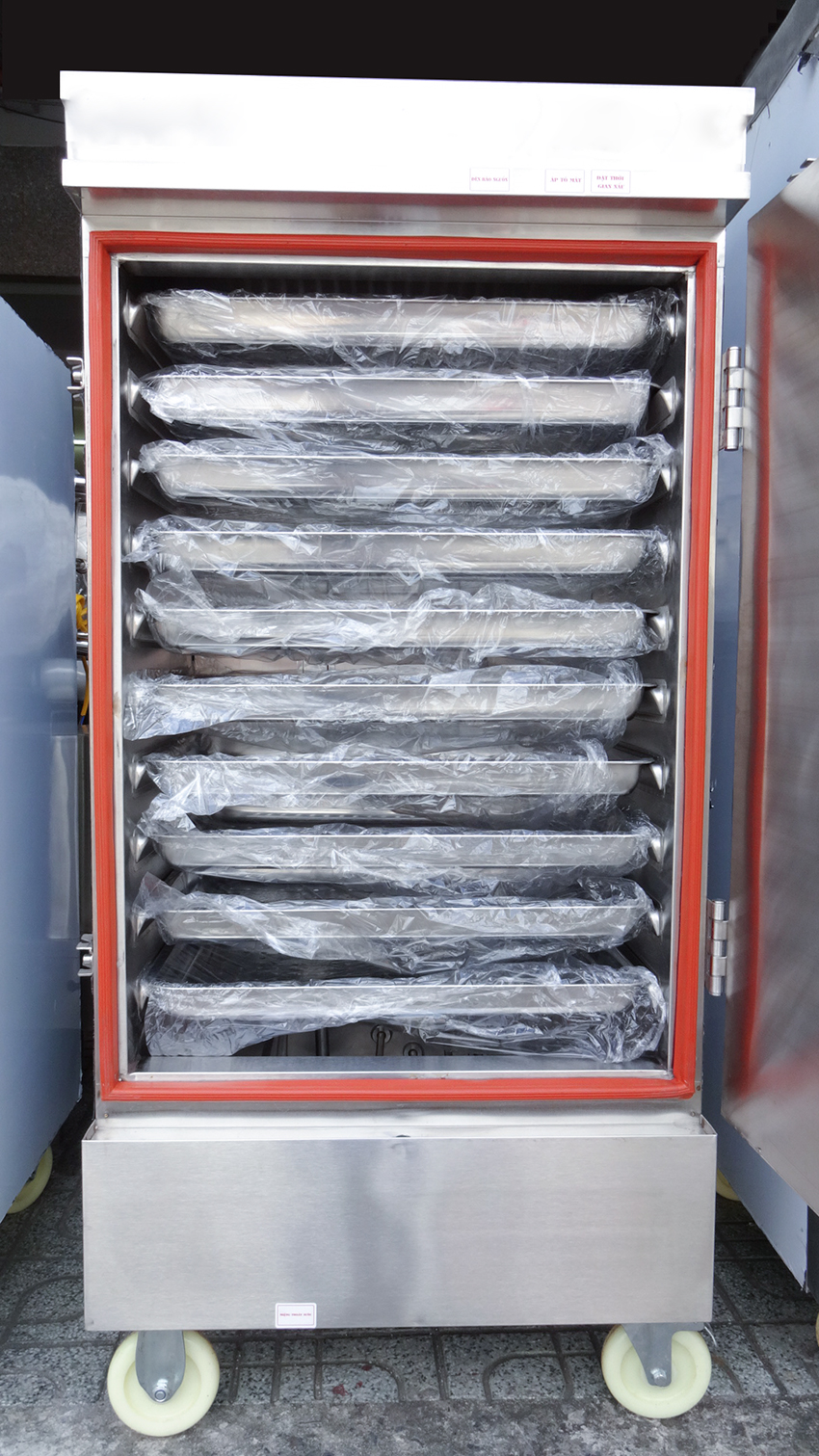Tủ Hấp Giò Chả 10 Khay 50kg /mẻ - Inox 304