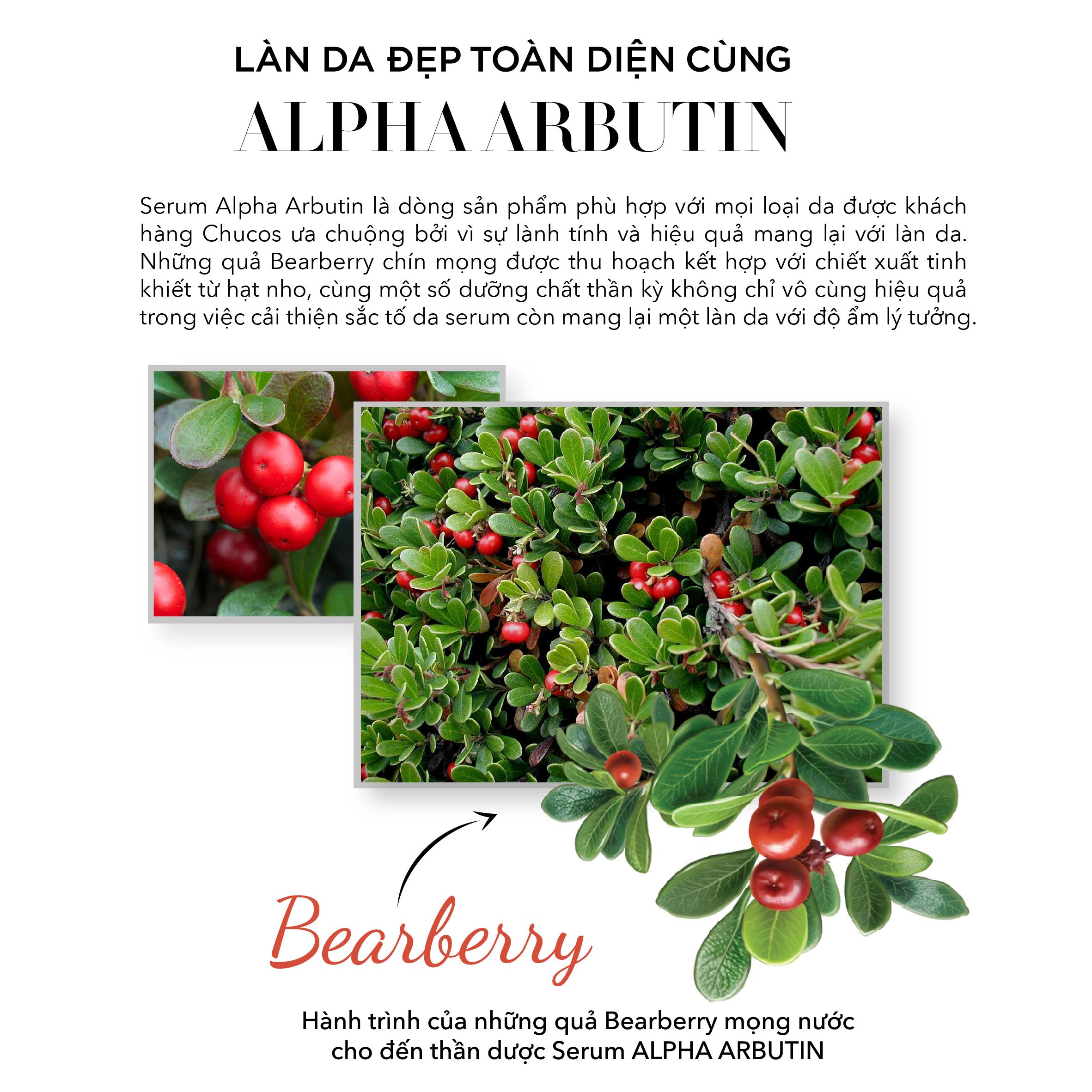 Serum trắng da ALPHA ARBUTIN &amp; HERRS 30ml