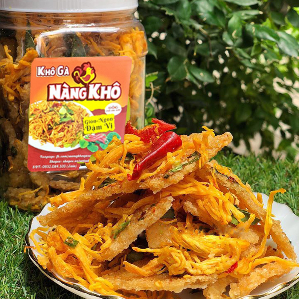 Cơm cháy khô gà loại 1 thương hiệu Nàng Khô - 1 Kí