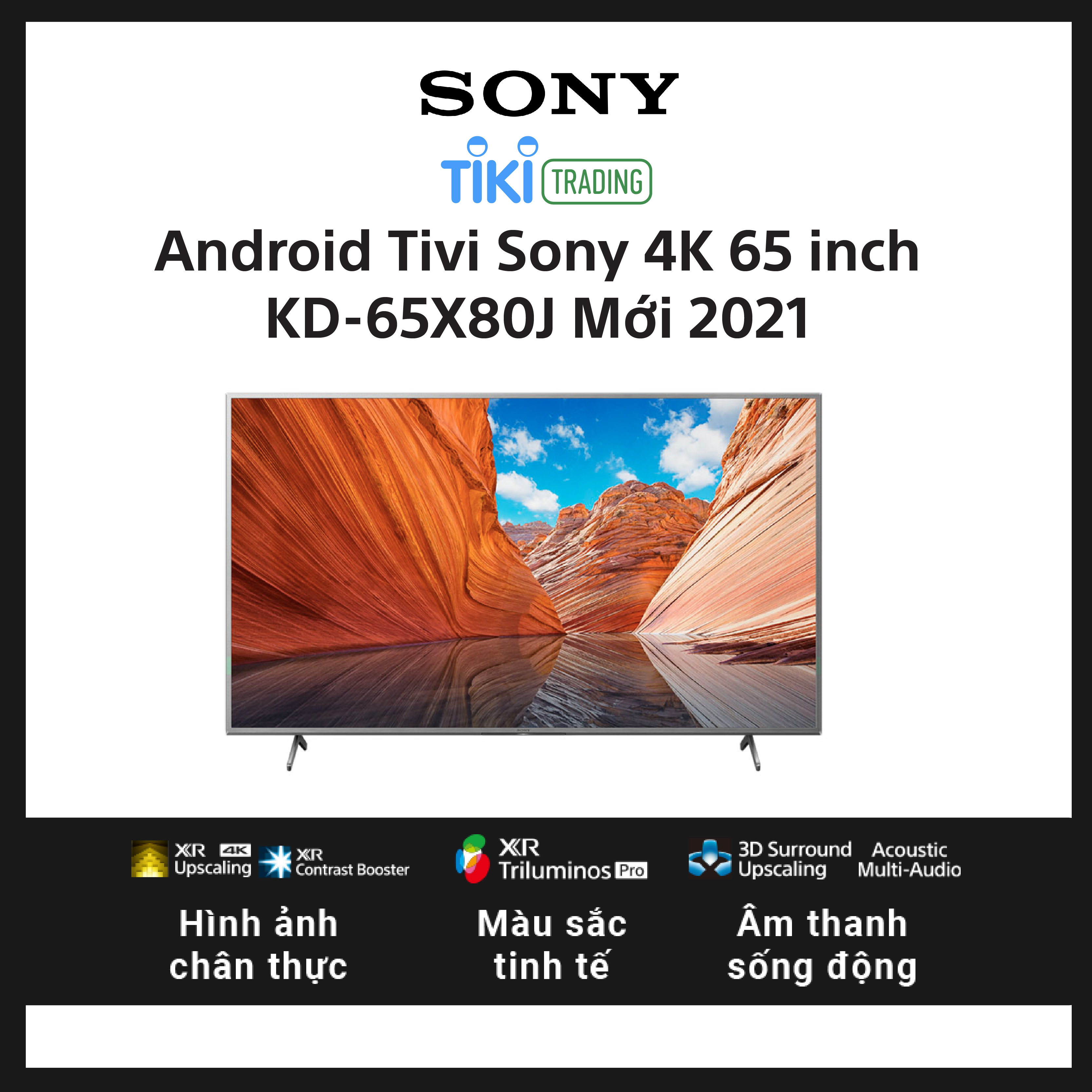 Android Tivi Sony 4K 65 inch KD-65X80J