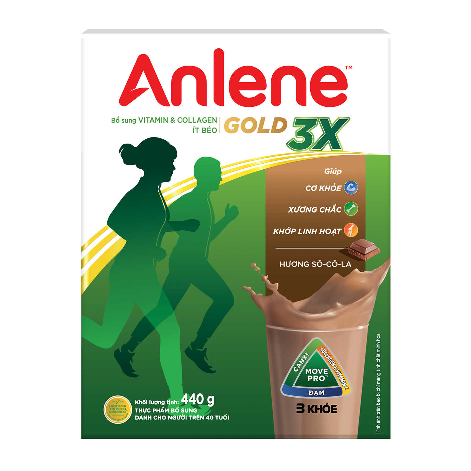 Sữa Bột Anlene Gold Movepro Hương Chocolate