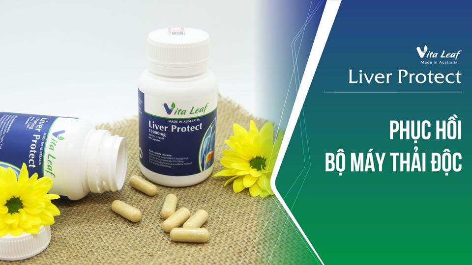 Thực phẩm Liver Protect 15000mg Vita Leaf bổ sung dinh dưỡng cho người lớn