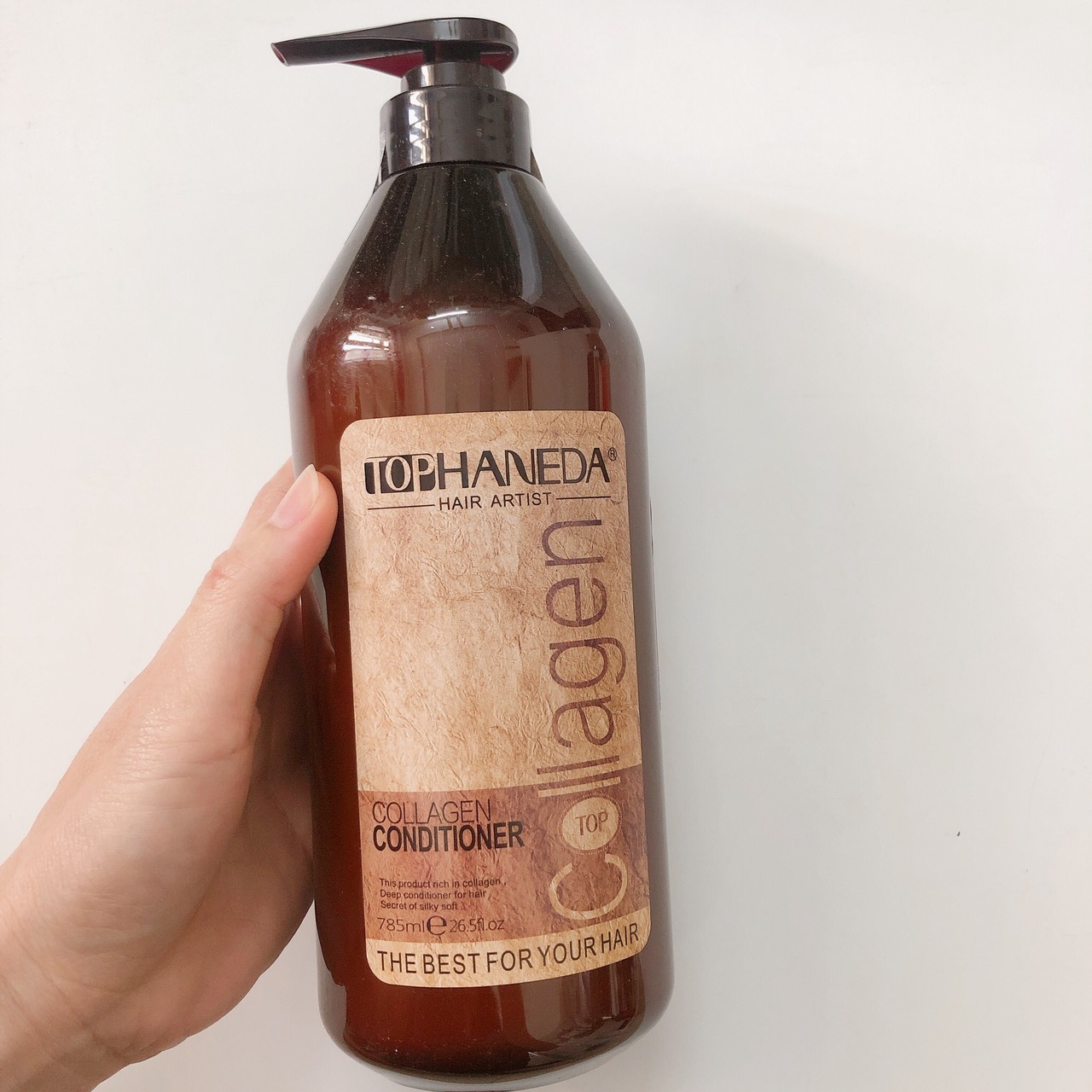 Dầu xả Top Haneda Collagen conditioner phục hồi siêu mượt tóc 785ml - Hàng chính hãng