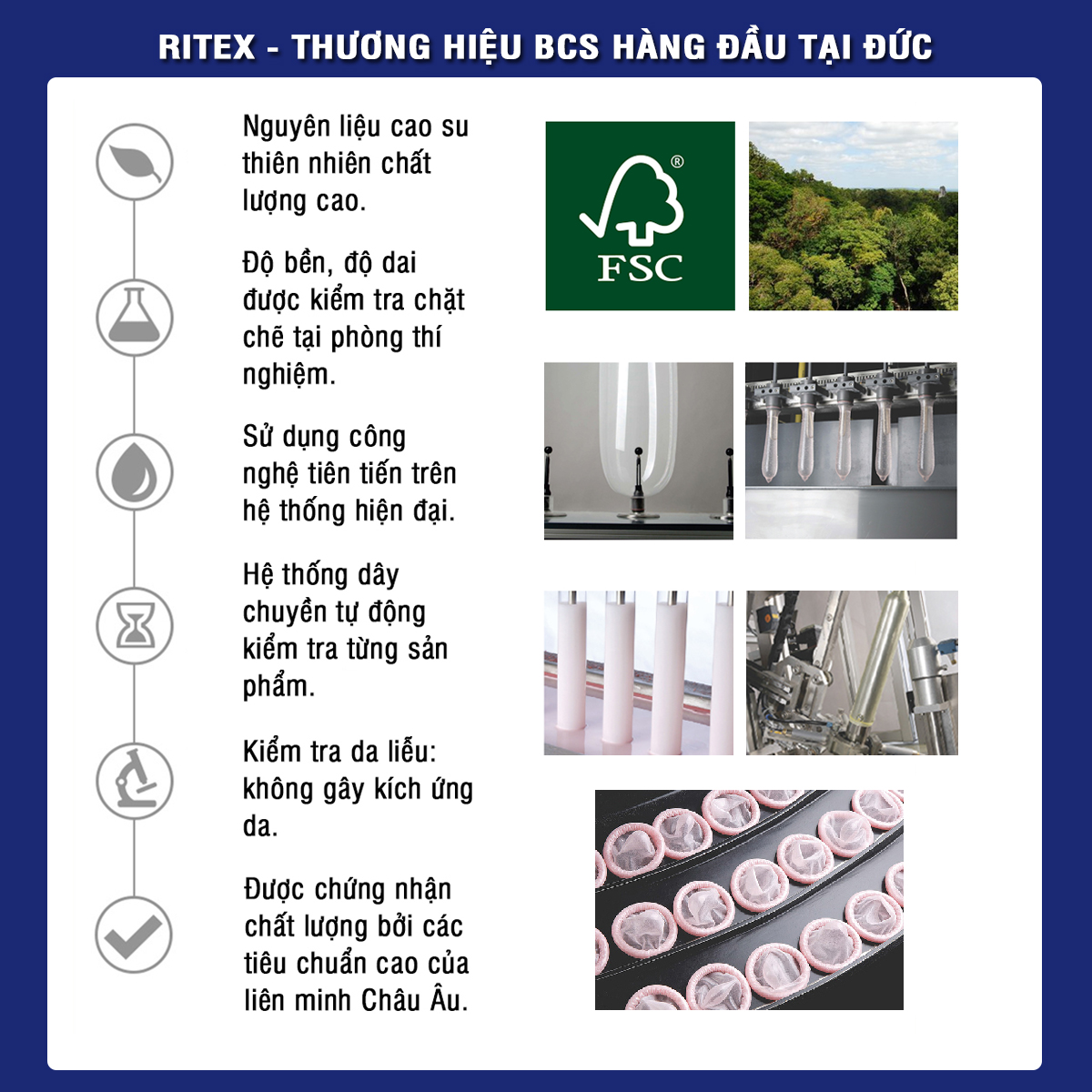 Combo 3 chiếc bao cao su Ritex JN-RITEX-IDEAL3