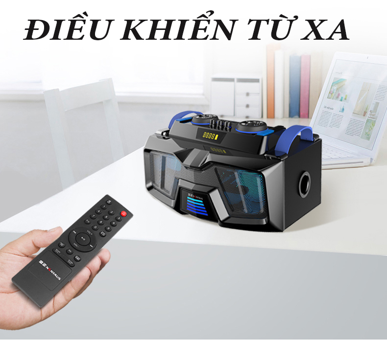 Loa karaoke gồm 2 micro không dây kết nối bluetooth D221 ( hàng nhập khẩu ) tặng 1 bộ chuyển đổi cáp quang