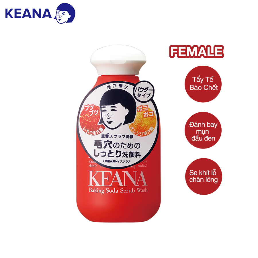 Bột Rửa Mặt Keana Baking Soda Scrub Wash (100G)