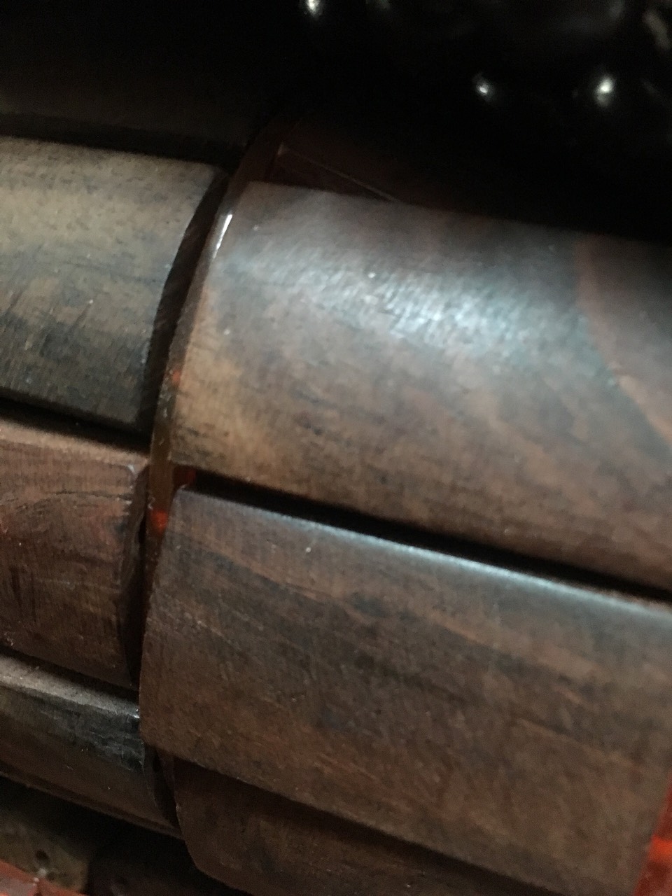 Chiếu hạt gỗ Trắc dẹt kích thước 1,6mx2m ( hình thật ) - Nệm , Chiếu , Mền